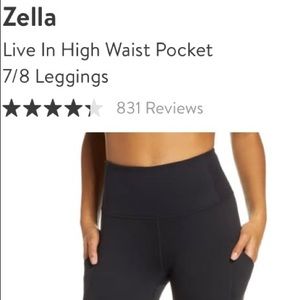 (2pair)Zella LiveIn High Waist Pocket 7/8 Leggings